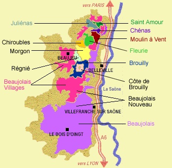 Bourgogne - oblasti2