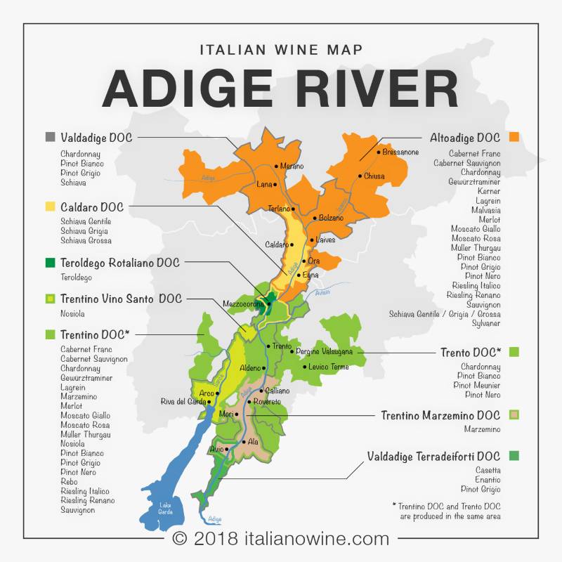italská vinařská oblast Trentino Alto Adige italská vinařská oblast Trentino Alto Adige