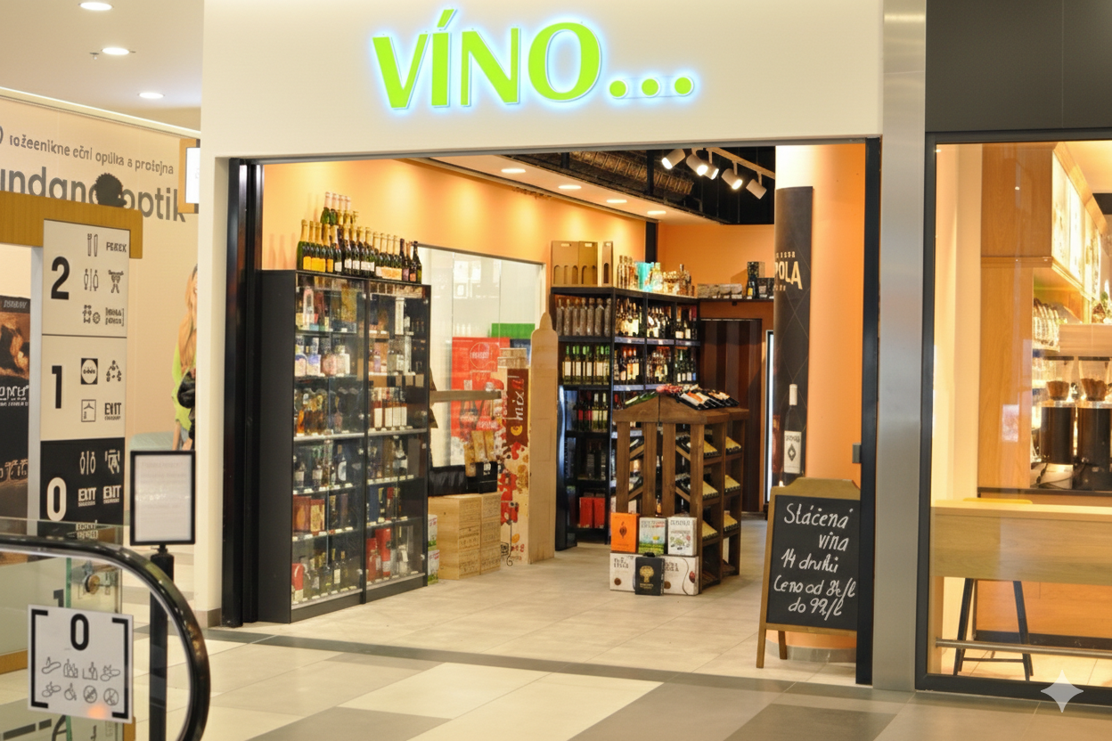 Vinotéka OC Stromovka Vinotéka OC Stromovka